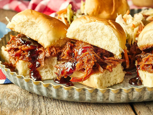 Root Beer Glazed BBQ Sliders