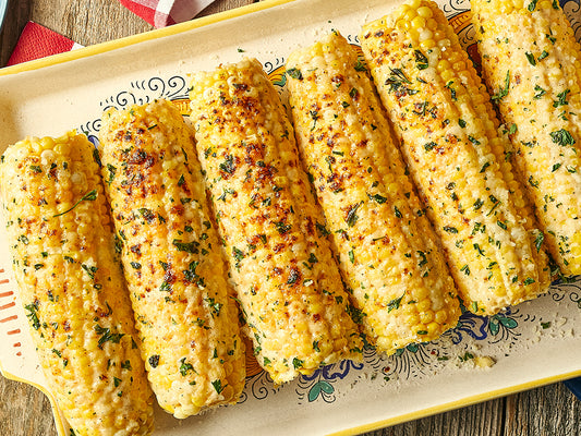 Creamy Horseradish Corn on the Cob