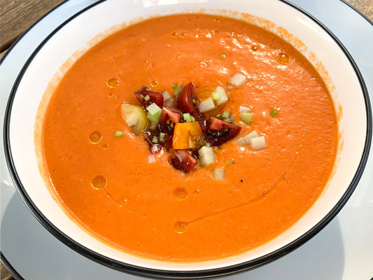 Spicy Tomato Gazpacho Soup