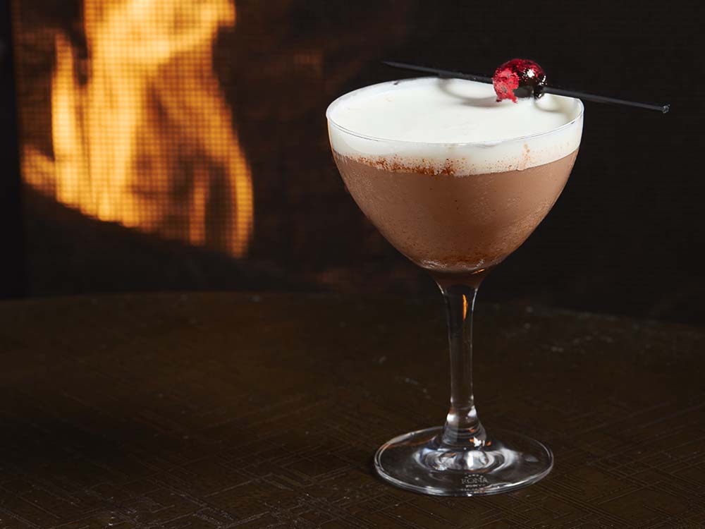 St. Elmo Bourbon Chocolate Martini