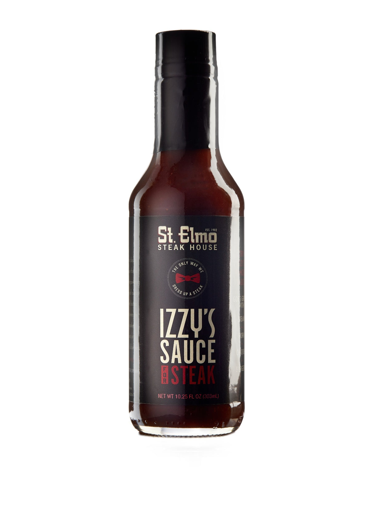St. Elmo Izzy's Sauce bottle